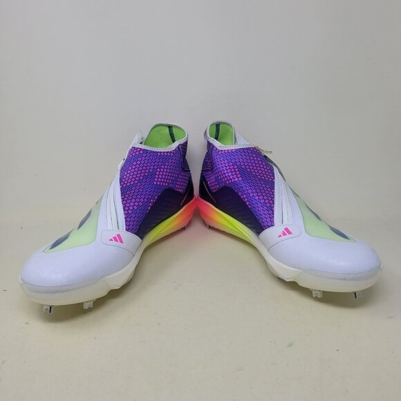 Adidas Adizero Impact+ Warp Speed Baseball Cleats White Blue Mens Size 12 IG3488 main image 4